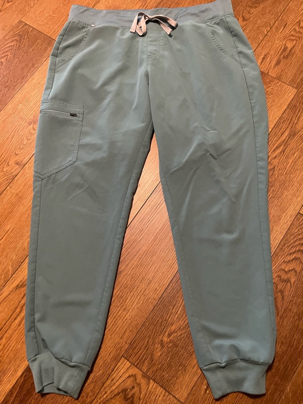 Figs Teal SET Rafaela Oversized Top Sz M & Joggers Sz L Performance Tech - Picture 5 of 6